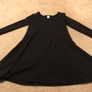 Old Navy black skater dress